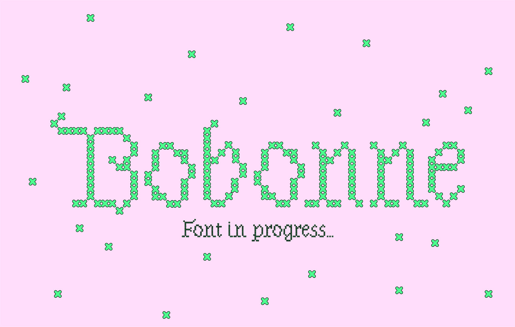 Typographie Bobonne